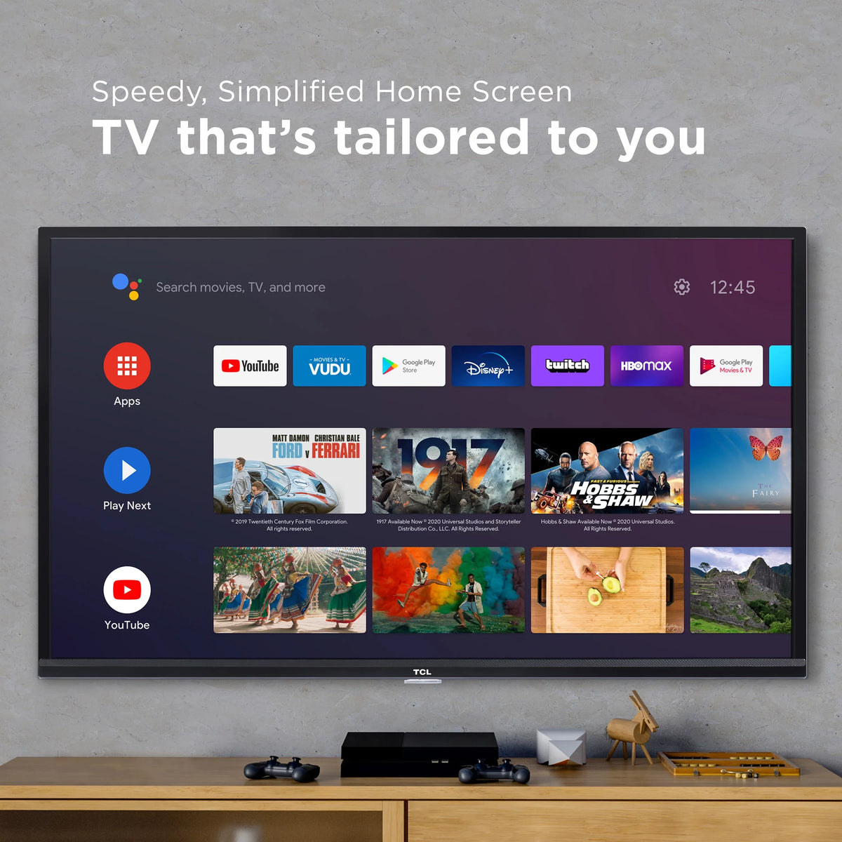 (1080p) 40" FHD TCL Android Class LED (Refurbished) 3-Series Restored 40S334 TV Smart