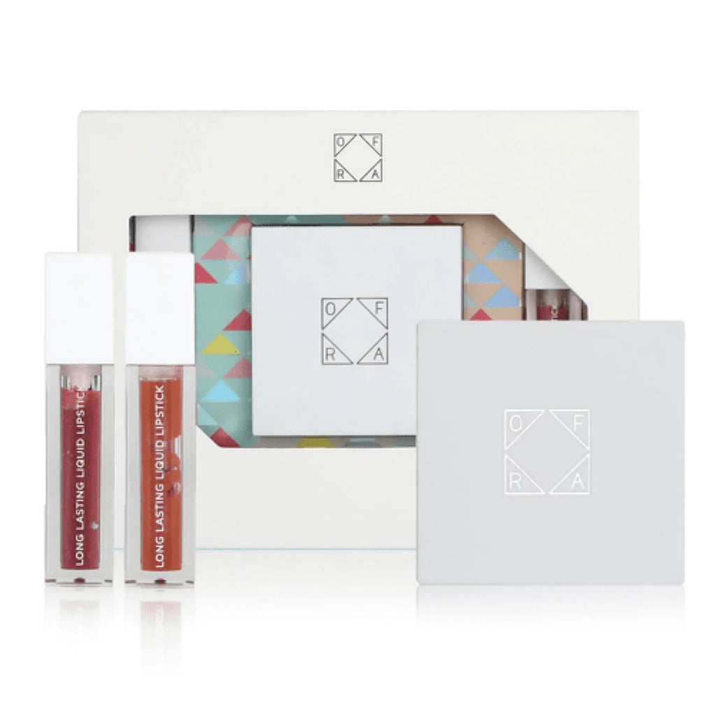 Set - & Lipstick piece - Heatwave - OFRA Winter Holiday set Highlighter 3
