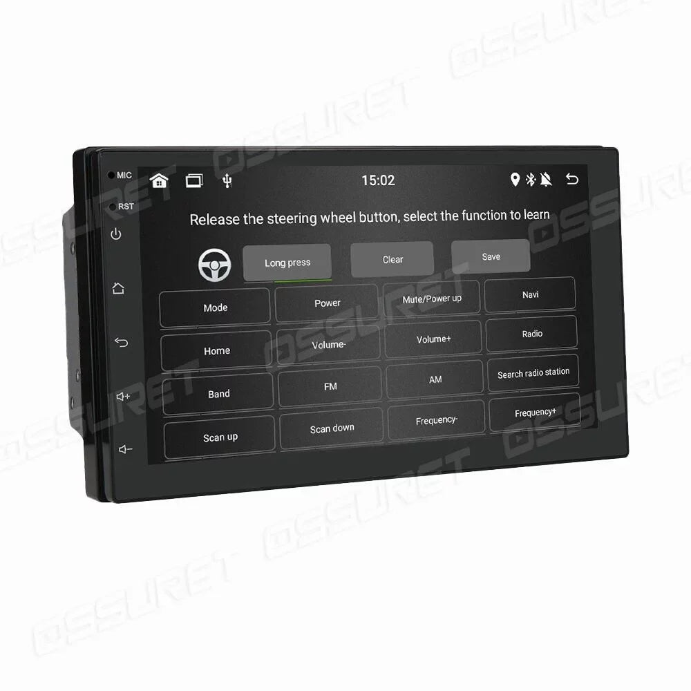 Stereo Head Dash Din 2 GPS Backup With Navigation Double In Android Car Radio System Bluetooth 7" Unit 11 Camera