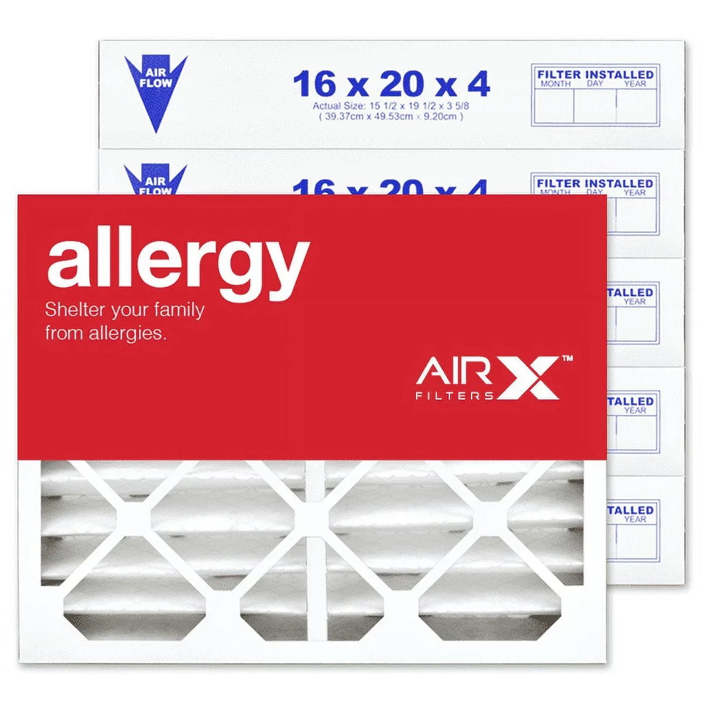 Filters FR1000M-111, 6-Pack for Air Filter Rodgers 16x20x4 White AIRx FR1000M-108 11 Replacement MERV Allergy