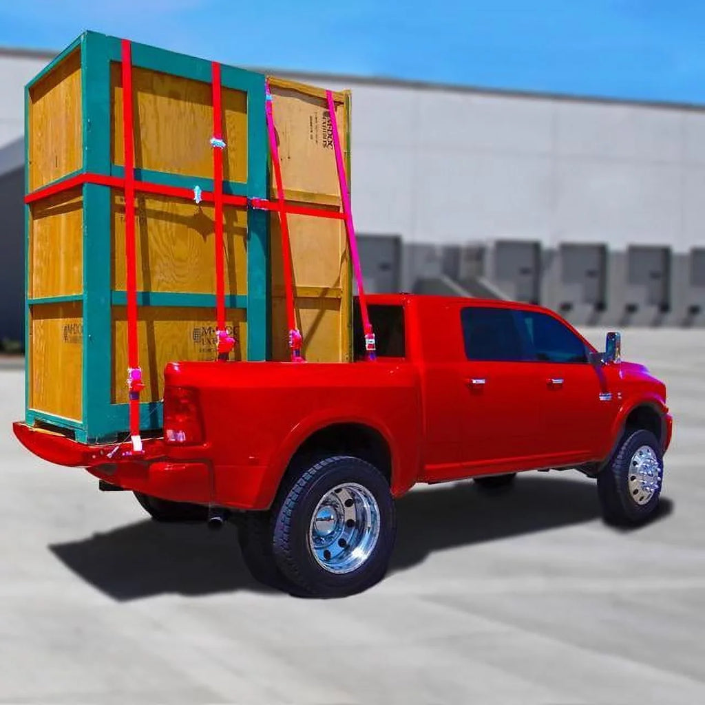 protection), Tie-Down Trailers 6-Pack Strap SNAP-LOC Unfinished Logistic rust Single for Pickups, E-Track (zinc Trucks, Weld-On Contoured Anchor