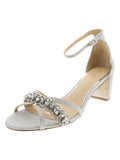 Patent Mischka Jewel Badgley Block Sandals Leather Evening Womens Heel Giona