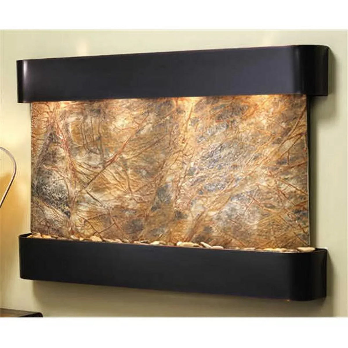 Fountain Brown Rainforest Sunrise Wall Adagio - Marble Springs