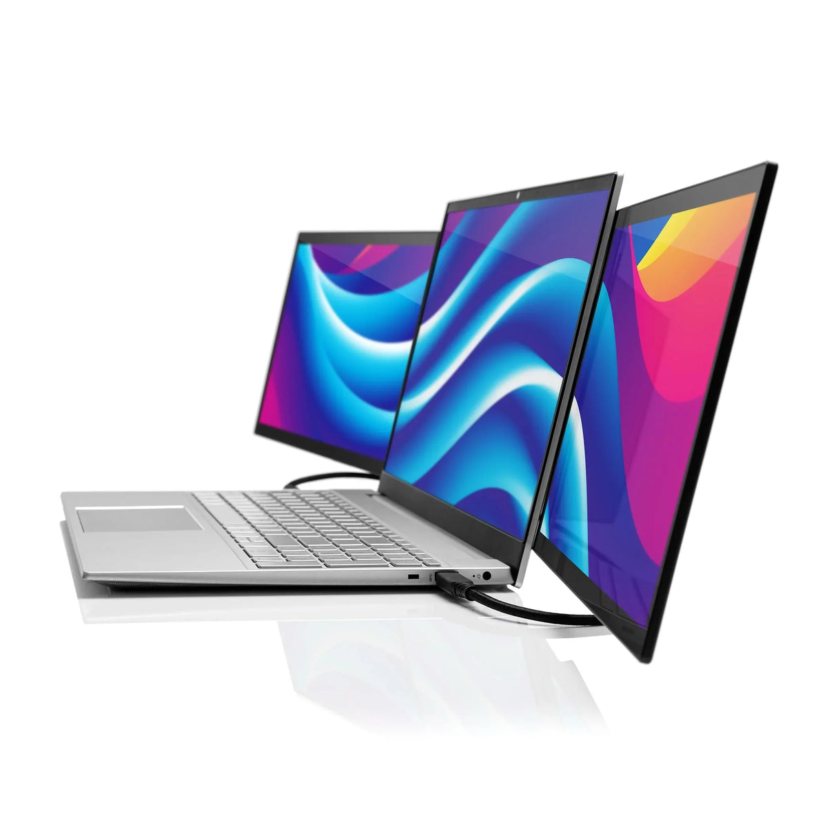 for Attachable Monitor Laptops Touchscreen Swivel Triple Touch Pro Ultra | SideTrak Slim Portable