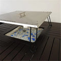 Fire Pit Steel Deflector Stainless Heat in
