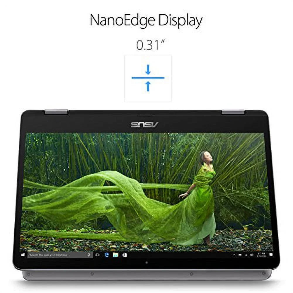 Flip Laptop, 2-in-1 Processor, ASUS eMMC, RAM, 14" 10 Touchscreen Windows HD 64GB Vivobook Celeron S, 4GB Intel 2.6GHz Thin TP401MA-YS02