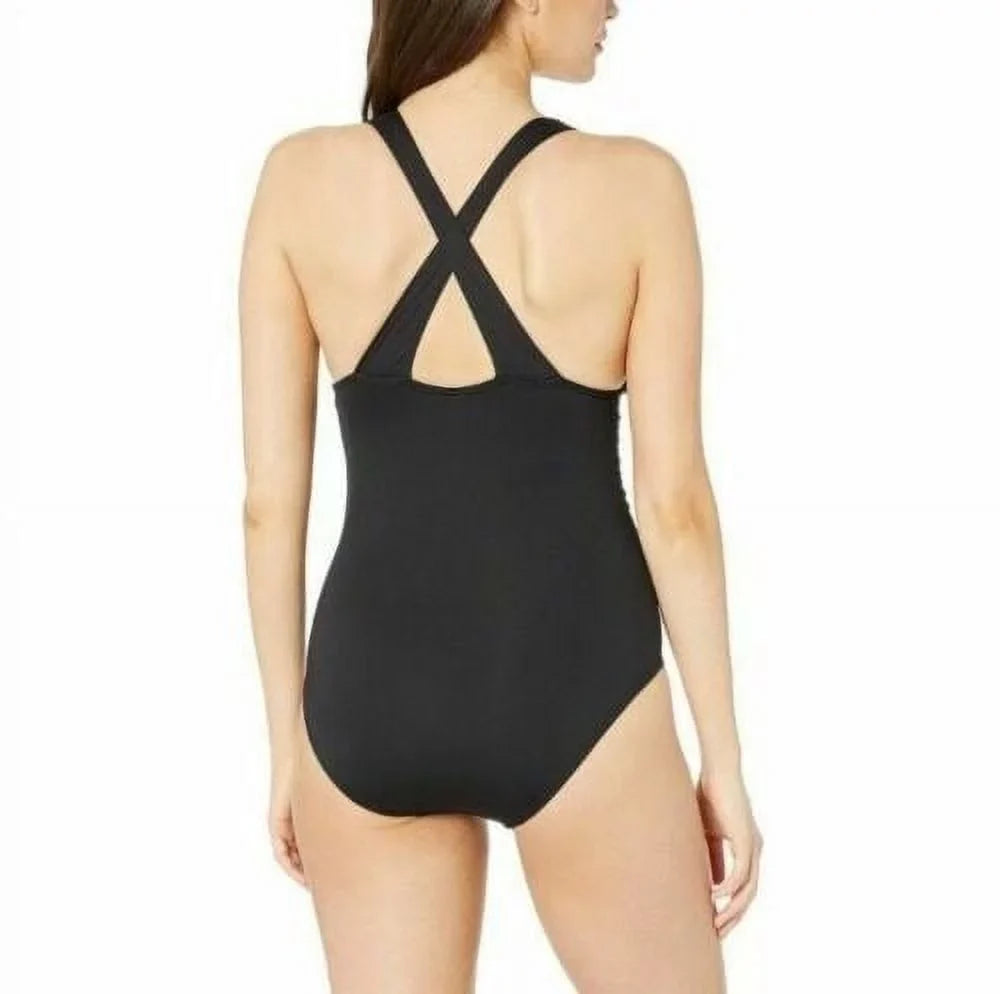 Swimsuit Kors Ruched Convertible 14 Michael One Women's Size Piece