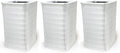 True Activated 3 620 Compatible SQ.FT Charcoal with Filter Blueair Air Purifier Blue Remove | Large 121 | Nispira Pack Particle HEPA VOCs Replacement Collapsible Smoke Pure