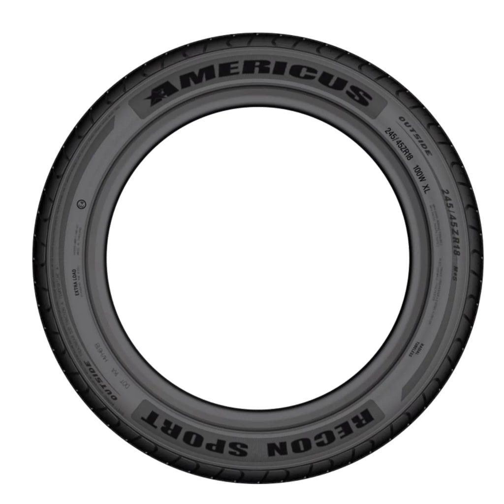 XL 245/45ZR20 103W All Tire Weather Americus Sport Recon Passenger