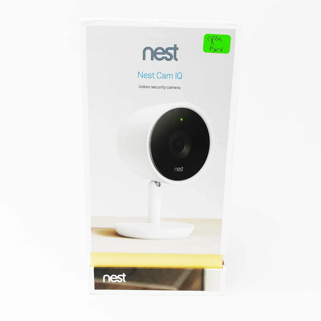 Cam Wi-Fi Security NC3100US White Open IQ Box Google - Nest Indoor Camera