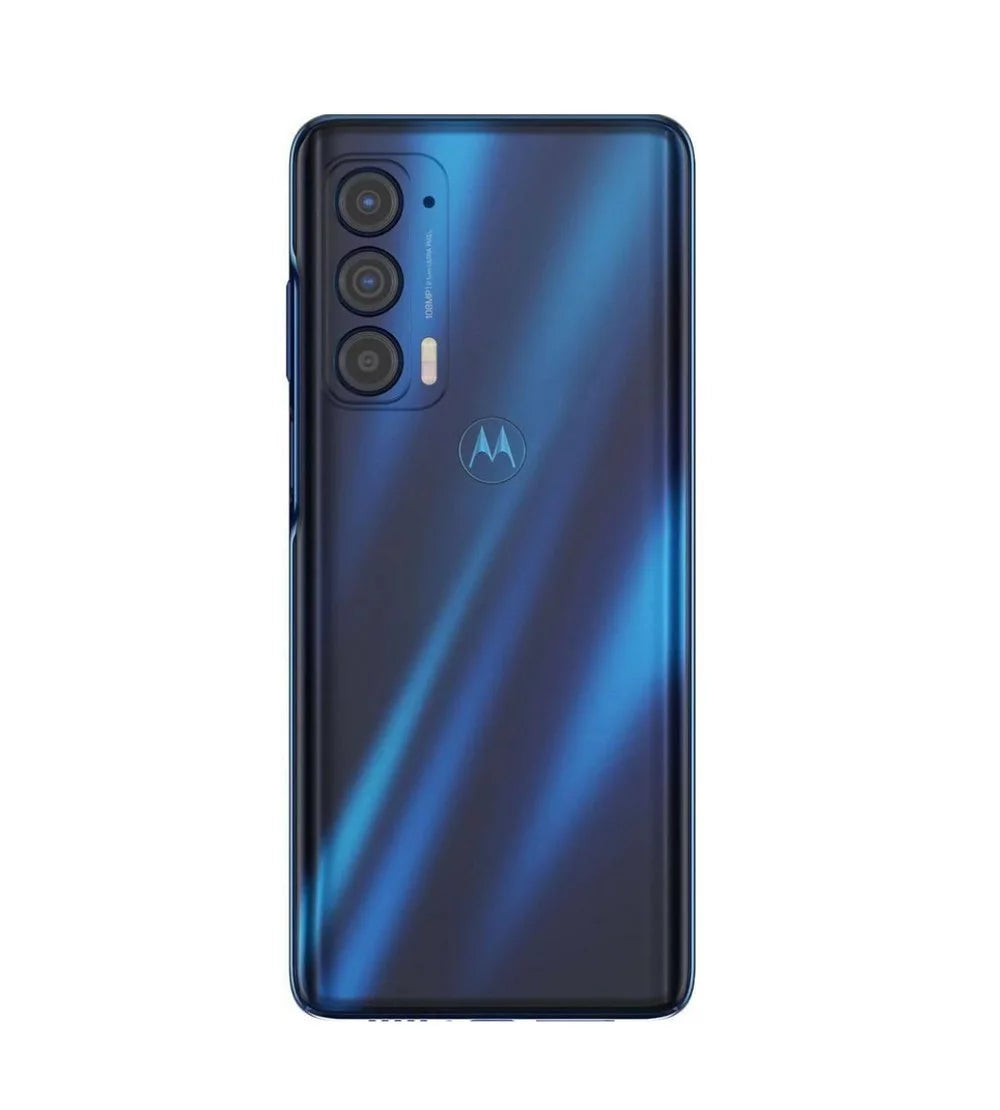 Blue, (Refurbished: (2021), Pre-Owned 6.8 256GB, Motorola Only Good) in Verizon Edge