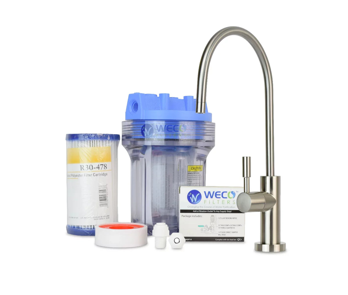 System WECO Undersink for Reduction Water Filter Sediment
