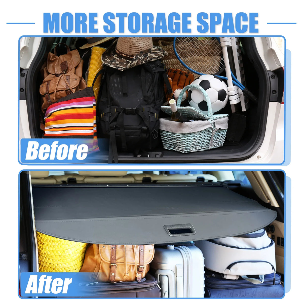 2010-2015 Trunk Retractable Rear Waterproof Subaru Unique Slip SUV for Non Cargo Outback Bargains Cover Shielding