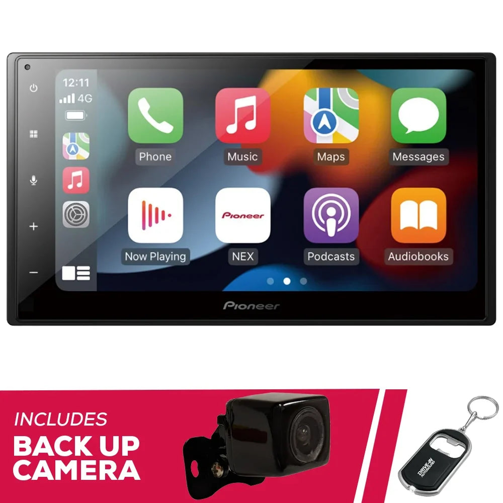 6.8" Pioneer Multimedia Restored and Backup DMH-W2770NEX Receiver (Refurbished) Camera