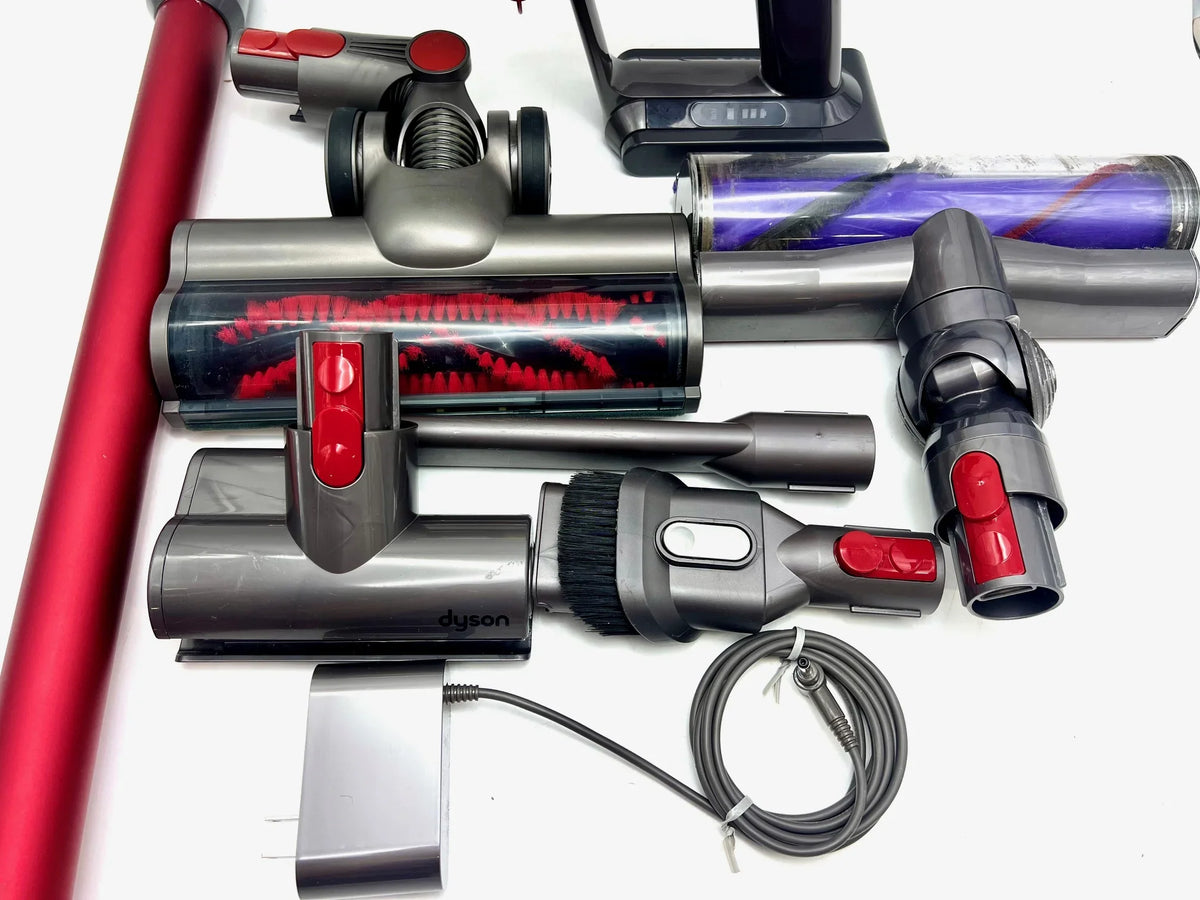 Pre-Owned (Fair) Cordless Dyson 244393-01 - V10 Motorhead Cyclone PURPLE/RED Vacuum Stick