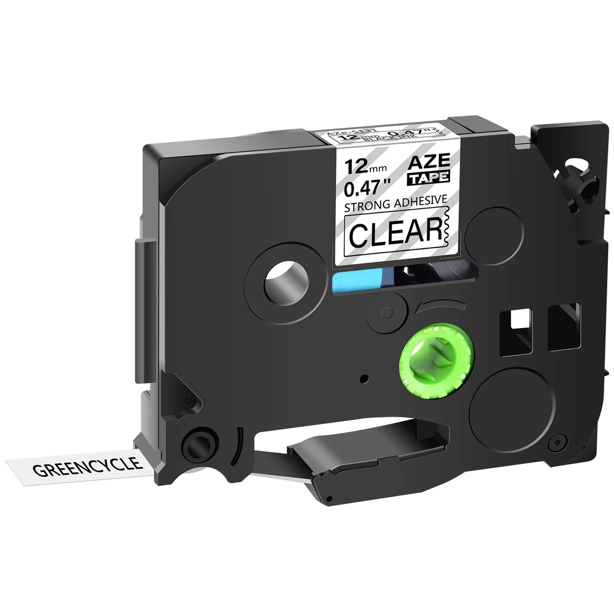 TZ on TZ-131 for Compatible Brother TZe-S131 TZe-131 TZe Clear Laminated 12mm 50PK P-touch Tape TZ-S131 GREENCYCLE Extra Label Strength