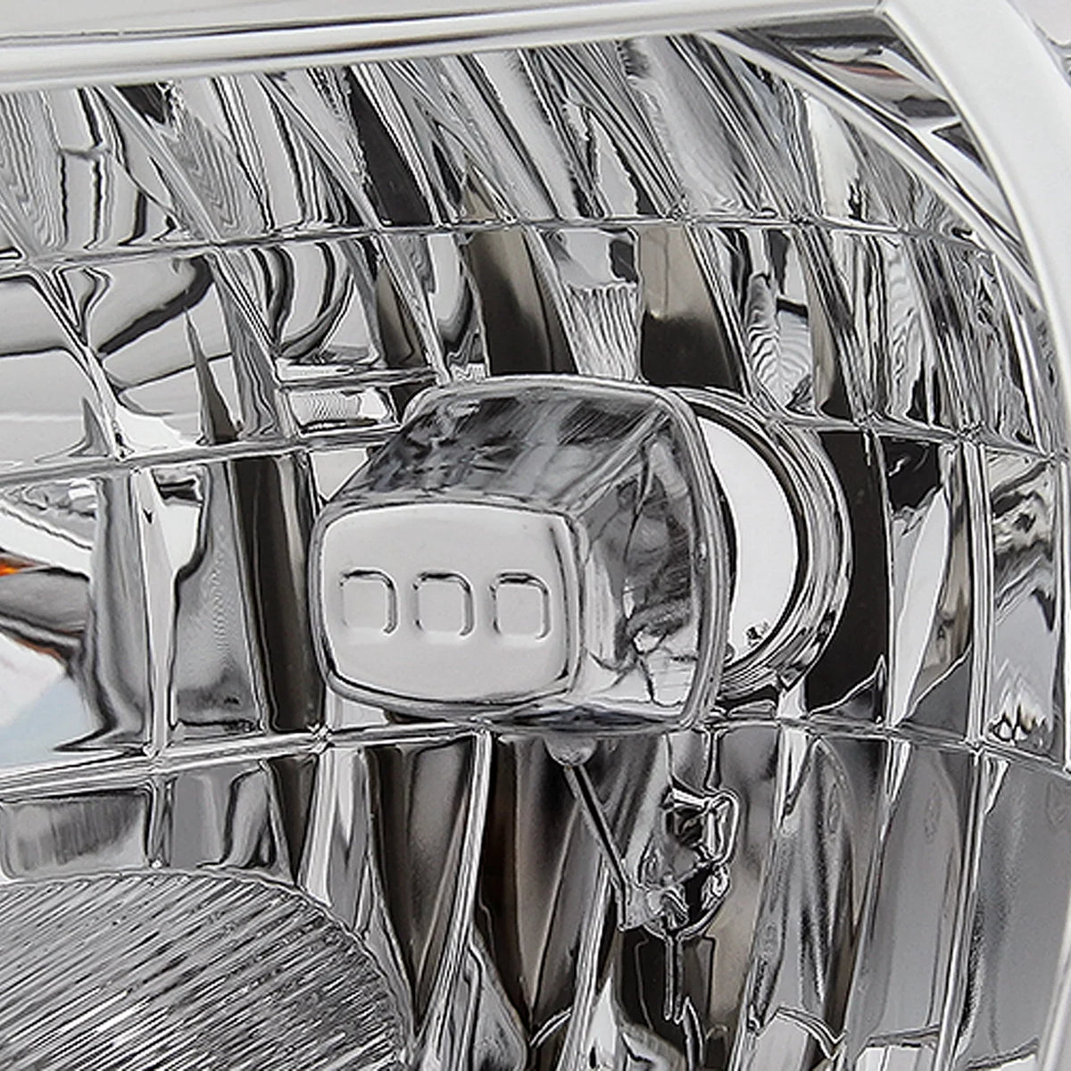 Cab - Extended Truck Frontier Pair Left+Right Fits 2009-2021 Crew AKKON Signal Headlights Style] Chrome [Halogen Pickup w/ Amber