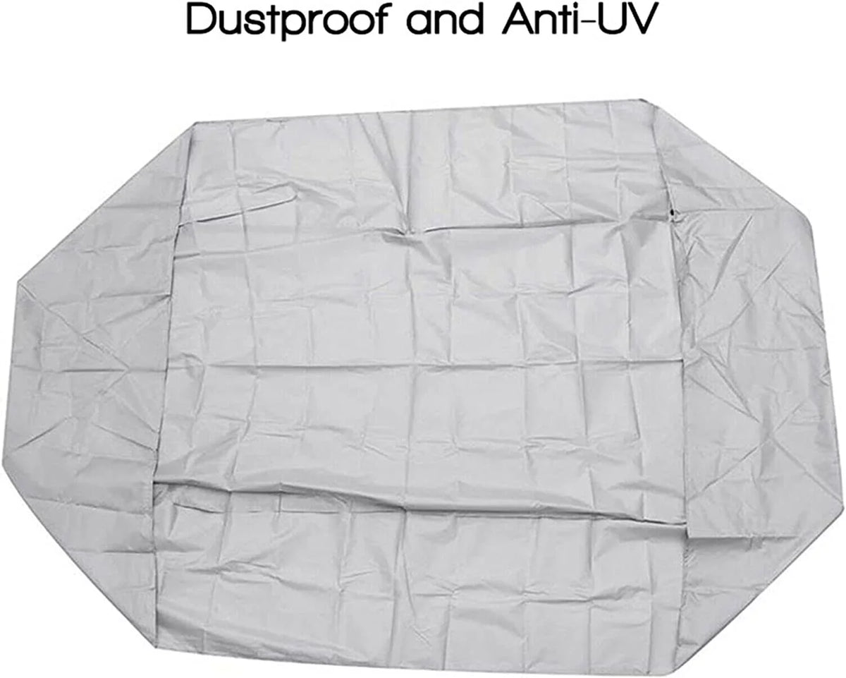 Cover Durable Inflatable Boat Grey Silver Dinghy Dustproof Boat Waterproof Cover