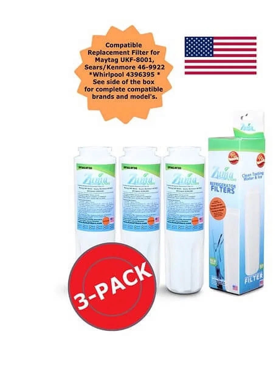 '- , U.S.A. , ZUMA Brand and Compatible Water Pack 3 # OPFM2-RF300 - EFF-6007A Model with Ice , in Made Maytag® Filter