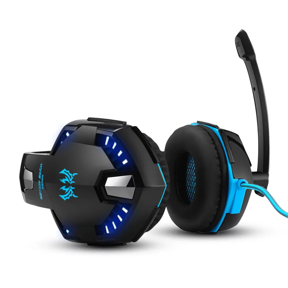 Cable Adapter Noise G2000 Gaming Reduction Headset PC with EACH EACH Laptop KOTION Audio Smartphone 3.5mm KOTION for