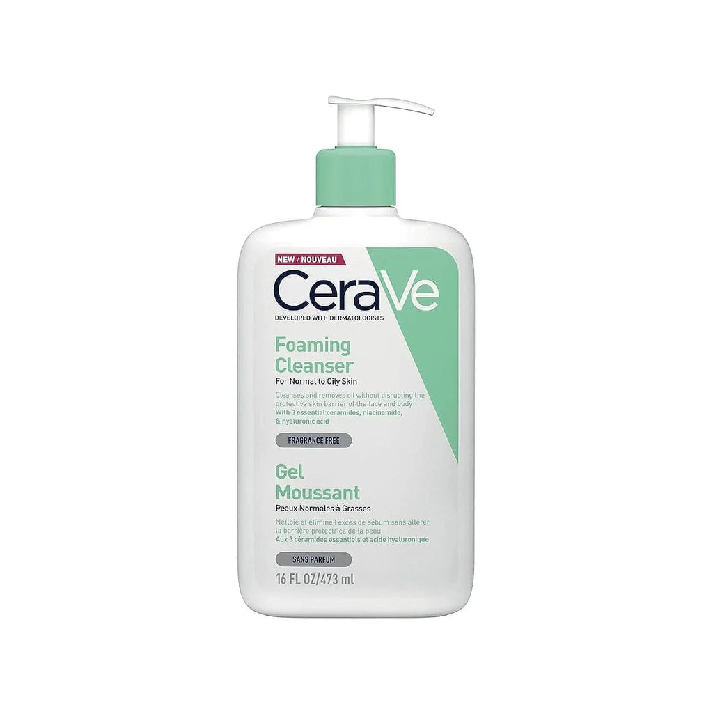 Daily Niacinamide, To & Body Oily Hand Cerave With Face, Cleanser | Foaming | 473Ml/16Oz Normal For Skin Wash