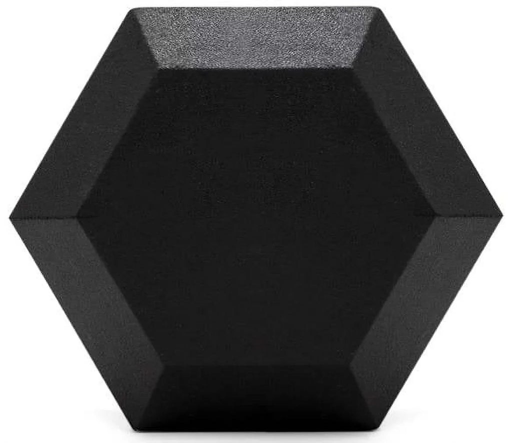 Rubber Hex lbs (New) Fitness 120 Coated Dumbbell French