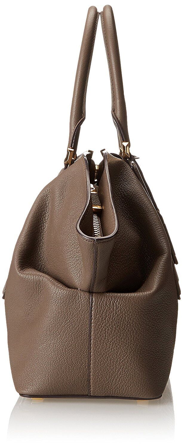 Large Shoulder Satchel Kors Lexi New Michael Elephant Bag Brown Leather