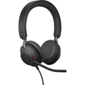 40 Passive Wired All-Day Jabra UC and for Music, USB-C, Enhanced - Evolve2 Stereo, (Open Cancelling Calls USB-C with - UC-Optimized Box) Headset Comfort, Noise Headphones, Headphones, Telework