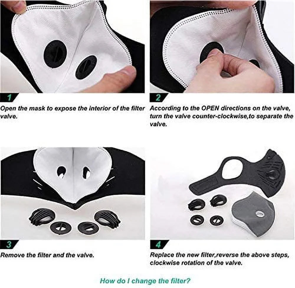 '- from PACK 2 Ships 4 with Face Masks Masks USA - TWIN - Filters