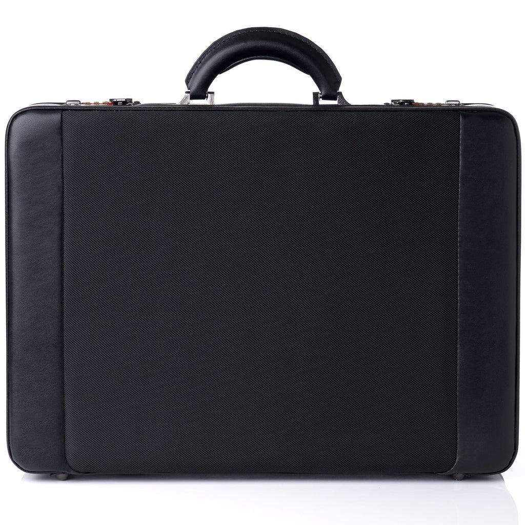 Lock Hard Dual Side Combination Expandable Attache Case Alpine Briefcase Swiss