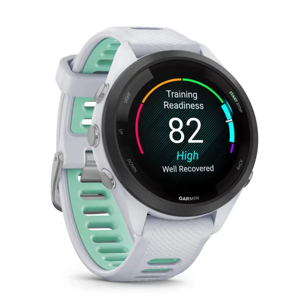 (White) with Kit, Adapter, Extended Cleaning Charging Garmin Protection Cable and 265S and USB-C 6Ave Bundle Smartwatch Forerunner