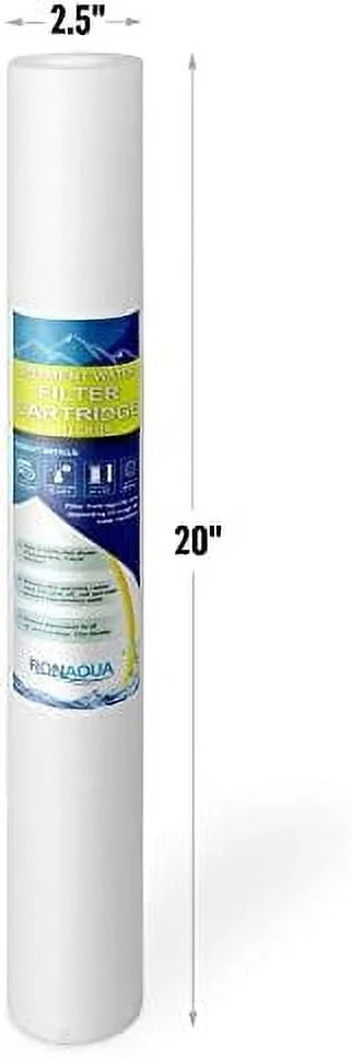 FPMB520, Polypropylene Fits Standard 20” Of X FPMB5-20, X Layers Pack With Whole Filtration Filter House SDC-25-2005/4, 10 Sediment -Blown Housings. 2.5” 2.5” 25 Four 20” Micron VX05-20 Compatible