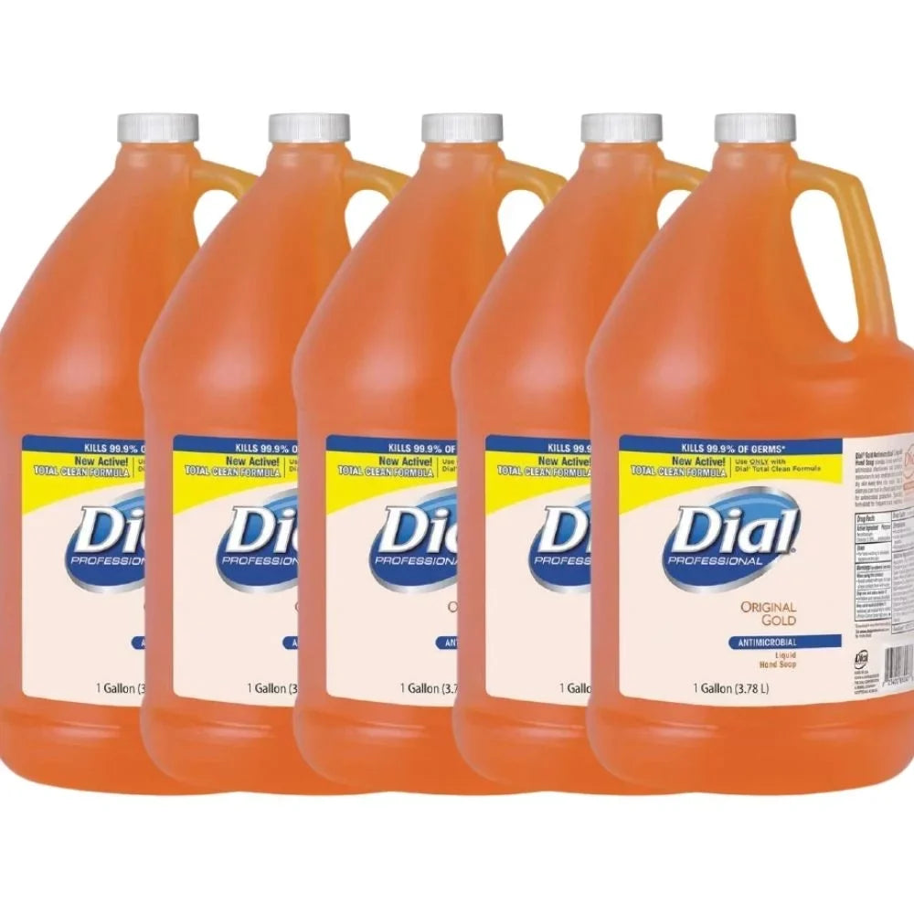 (5 Gallons) Per OZ Hand Professional Liquid Original Kills Gold Bacteria, Soap, FL 128 Antimicrobial 99.9% Gallon
