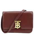 Shoulder Red Bag Leather BURBERRY Lola Tb Pre-owned