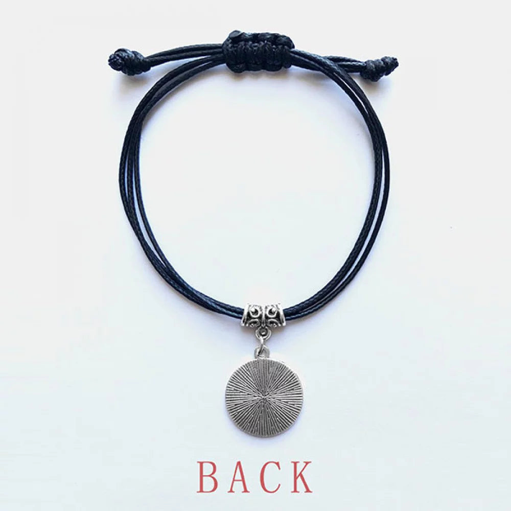 jewelry leather white cup ice rope bracelet black red wristband