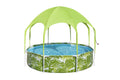 Ground With x Shade in. Pool Pool H2OGO Round 8 20 Above ft. Set