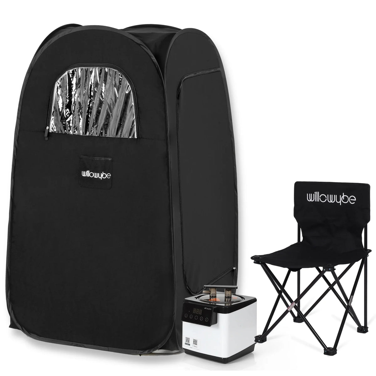 Bluetooth Body Spa | Tent, () Chair Home Personal Sauna Foldable Portable Steam Control, with Steamer,