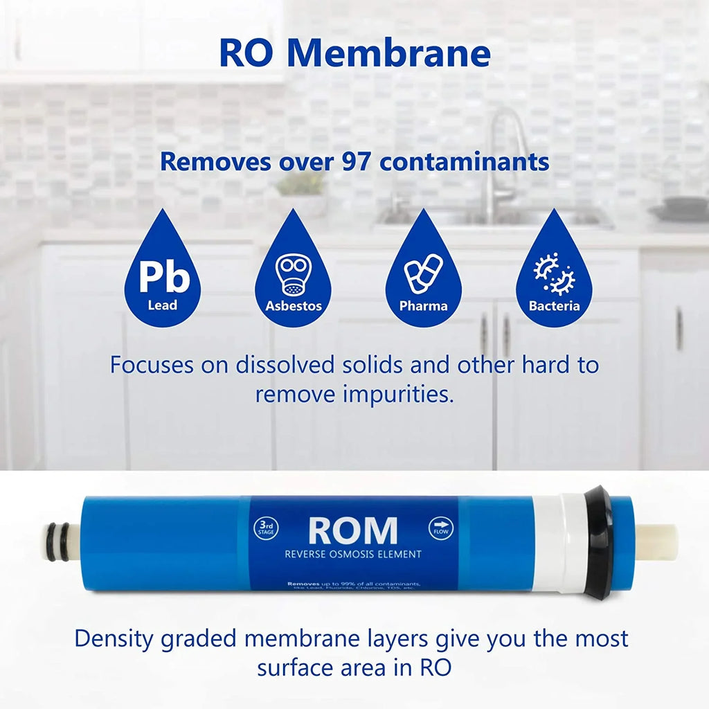 Countertop And Filter Filters Osmosis 7 Reverse Set Filter 100 GDP Quick Carbon 1 Replacement Filter Membrane 1?4” Filters Connect Cartridges Year Sediment Set RO System