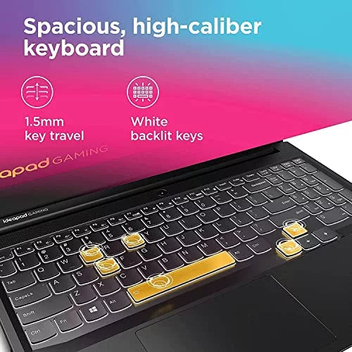 RAM Ryzen 11, SSD, 3050 IdeaPad 1TB Laptop, Gaming Keyboard, Windows Backlit 32GB 3 5-5600H, Bluetooth, Webcam, 4GB Shadow WiFi, AMD GDDR6, RTX FHD Lenovo 15.6" 120Hz Ti Gaming