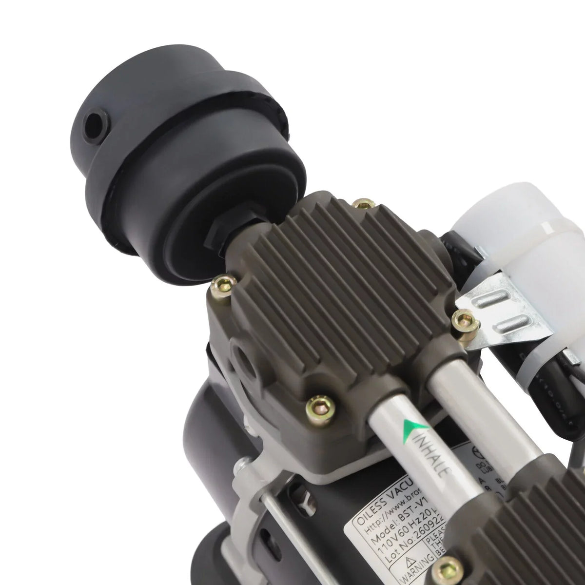 Industrial 95Kpa 100W Vacuum Air with Oilless Free Pump Vacuum Filter Pump Oil