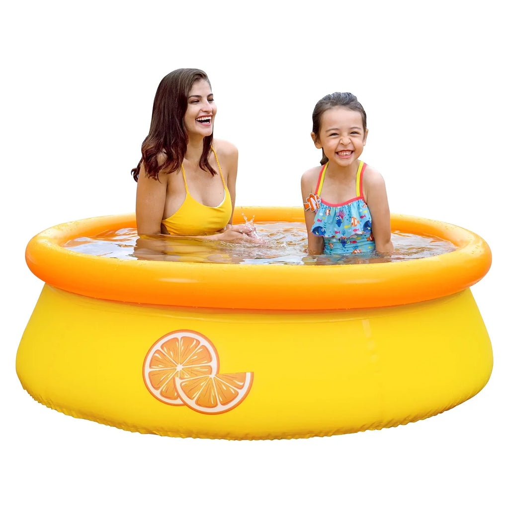 & JLeisure Pack) Orange (2 Pool Set Swimming Outdoor Inflatable Prompt