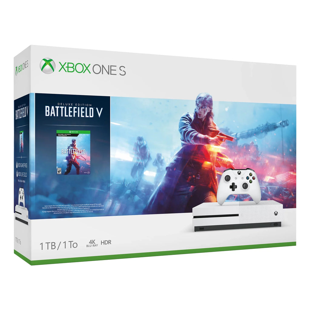 234-00679 Bundle, Battlefield One Xbox White, 1TB V Microsoft S