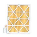 Pleated x Actual 6 19-1/2 21-7/8 Filters Size: Glasfloss. 11 7/8 Pack 20x22x1 MERV Air by of x