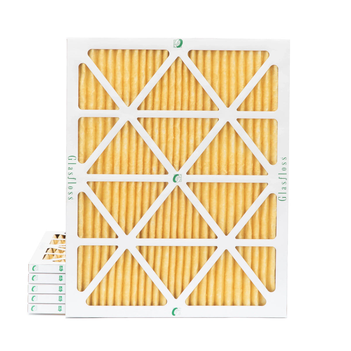 Pleated x Actual 6 19-1/2 21-7/8 Filters Size: Glasfloss. 11 7/8 Pack 20x22x1 MERV Air by of x