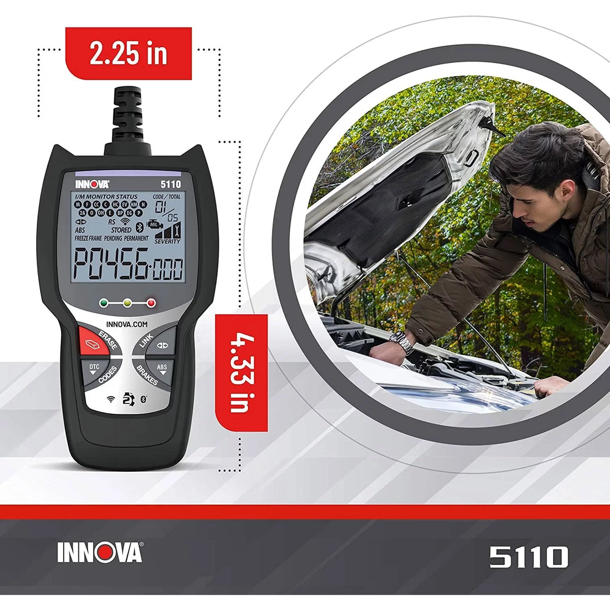 Tool INNOVA WiFi Code Diagnostic Bluetooth CarScan Automotive 5110 Scan Reader