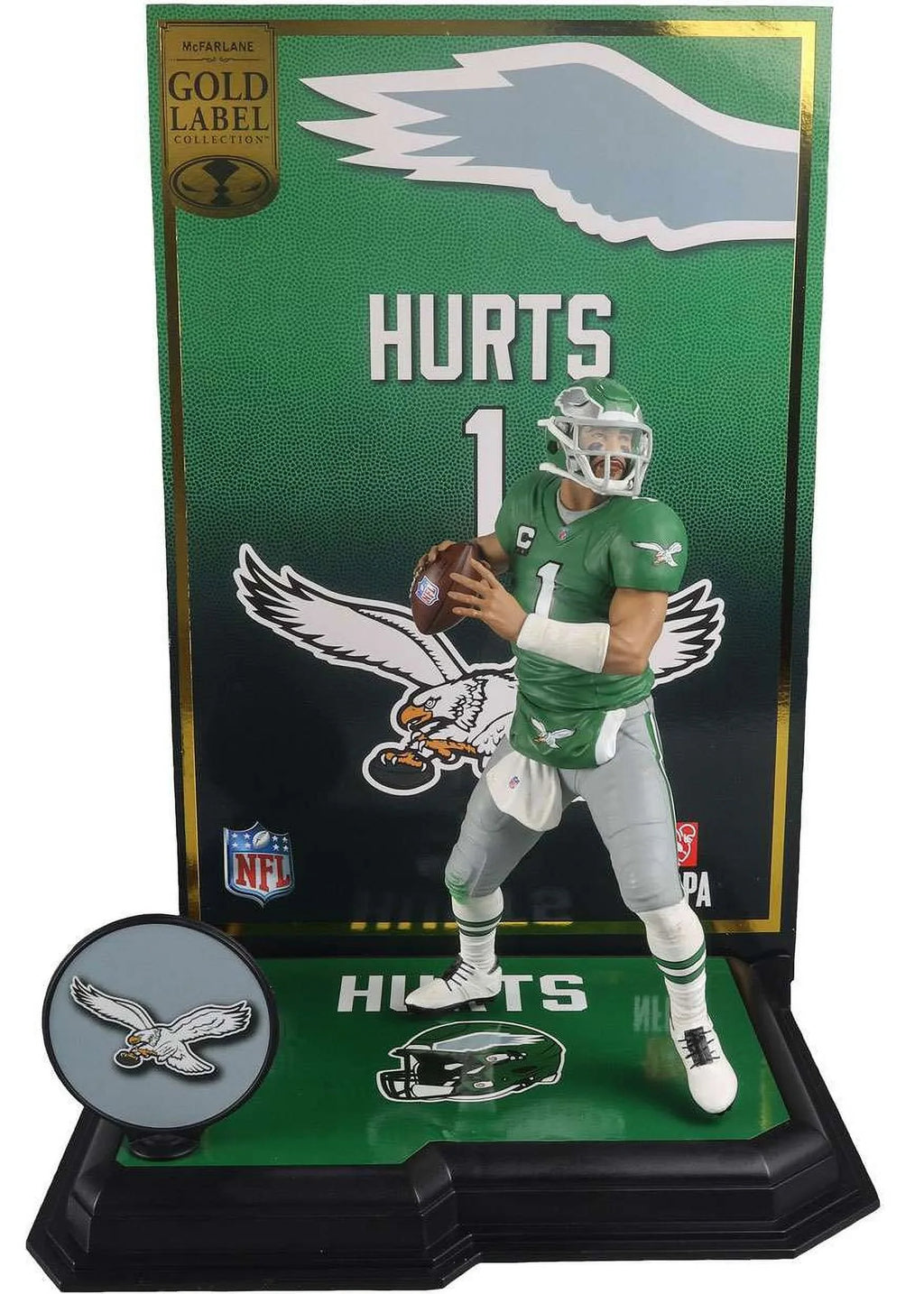 7" McFarlane Hurts w/Kelly Figure (Philadelphia) Jalen Green