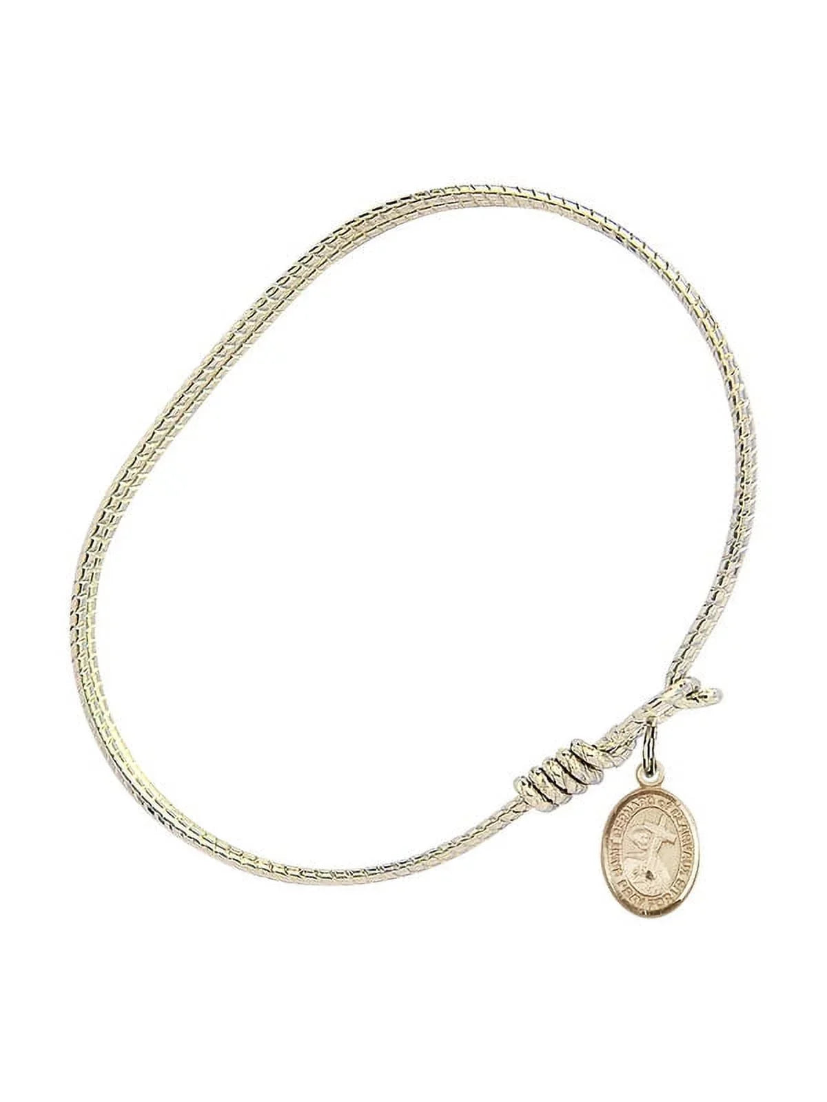 in Clairvaux of Gold-Filled Eye St. 1/4 w/ Hook Oval 6 Bangle Bernard Bracelet inch