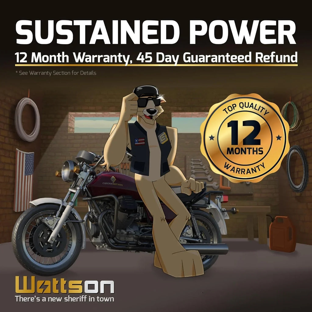 Wave All Polaris, Runner YAMAHA Kawasaki, Ski CC Replacement Jet for Rechargeable YB16CL-B Battery & ATV's 87-'09,