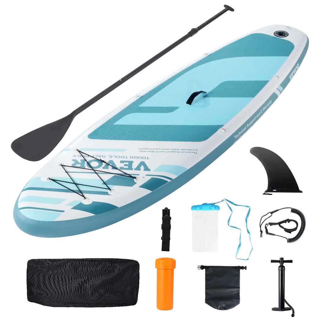 Board Board SKYSHALO with 11' Sup Paddle Up Inflatable Paddle Accessory Stand Surf