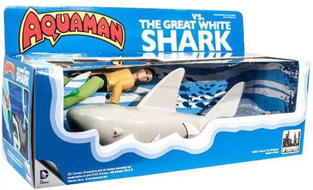 Figure Great The Shark Retro Retro Aquaman Action White Vs. DC
